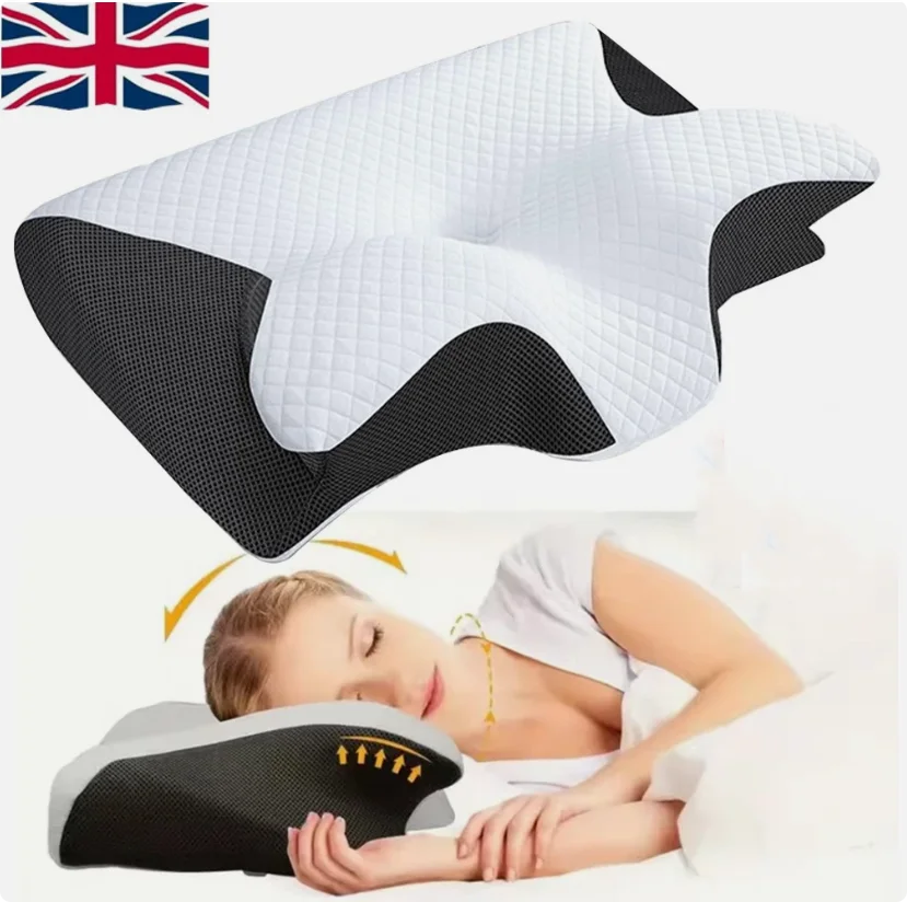 2 in 1 Memory Foam Cervical Pillow