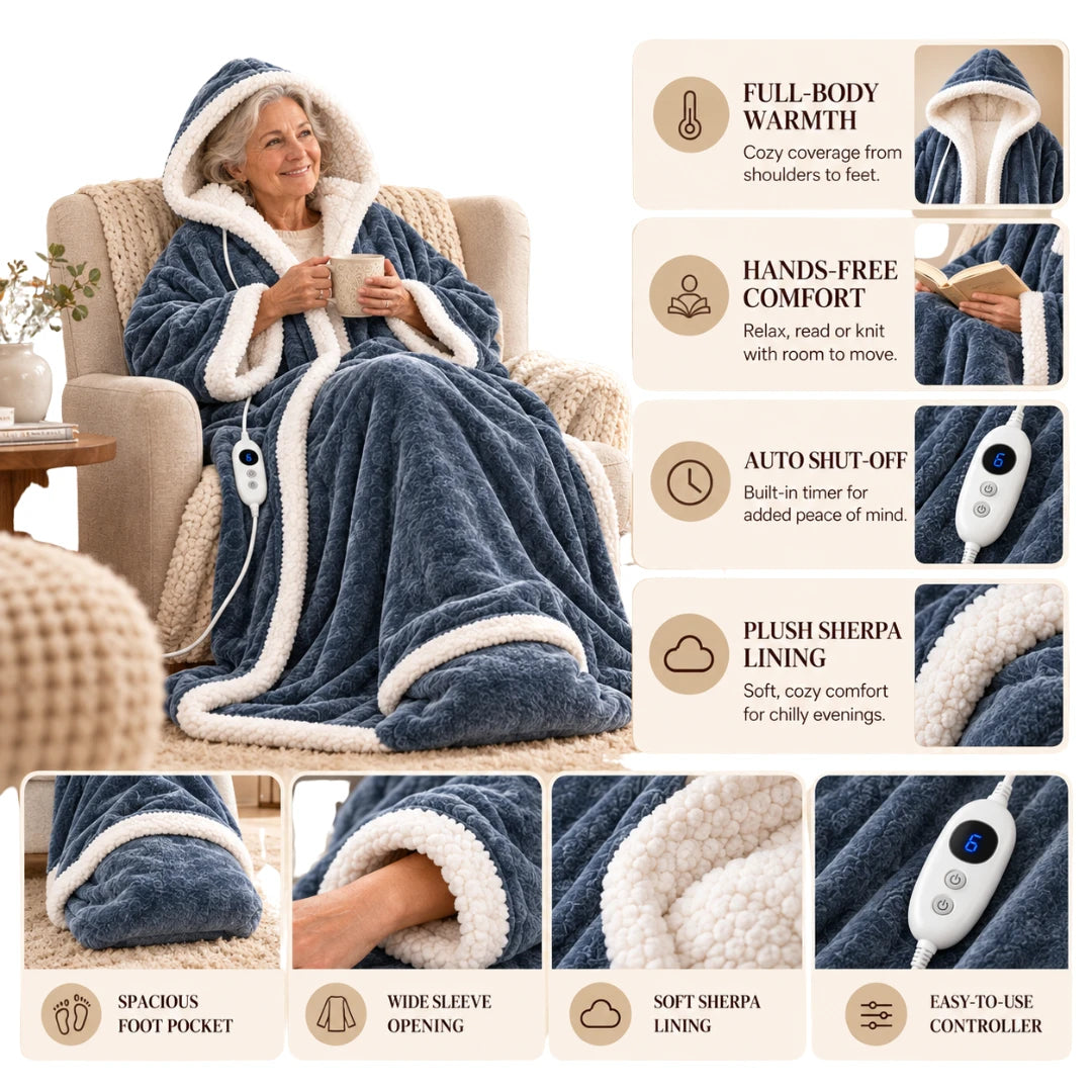 CozyWrap™ Heated Wearable Blanket