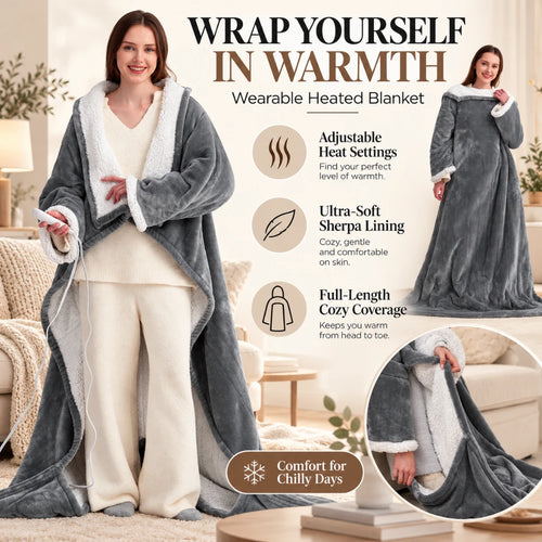 CozyWrap™ Heated Wearable Blanket